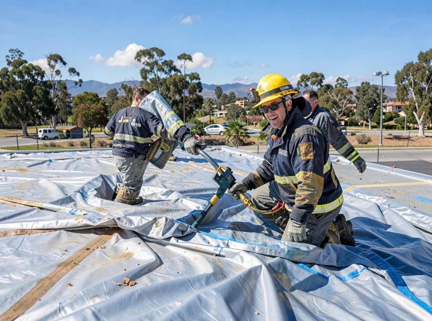 Emergency Roof Tarping in Vista